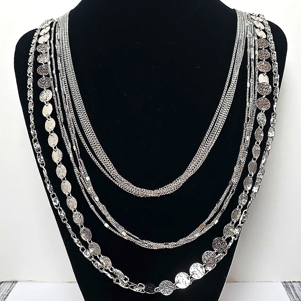 Elegant Statement Multi-Layer Opera Necklace